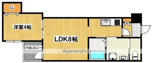 モアナ鷹合【1階】の間取り
