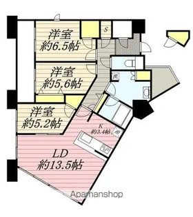アイタワー【35階】の間取り
