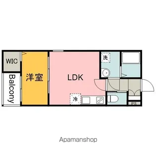 セブンプロートギオンクレスト【2階】の間取り