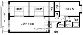 シティライフ三苫【2階】の間取り