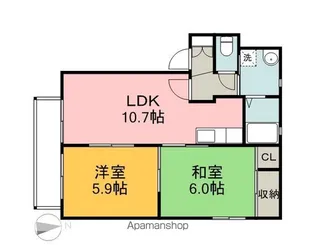 Y’SEBAB棟【2階】の間取り
