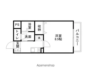 ドーミトゥリィ久野部【508号室】の間取り