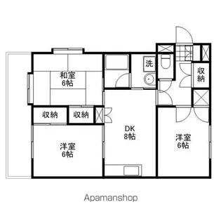 ル・メドサン【4階】の間取り