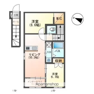ラコッリーナ【2階】の間取り