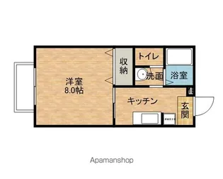 ヴィラ梅小路 B【1階】の間取り