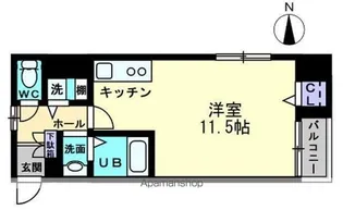 サンシャンテ西内町【4階】の間取り