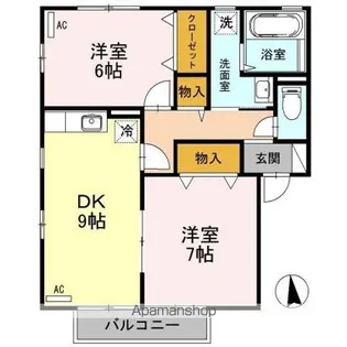 リビングタウン金沢参番館 A【1階】の間取り