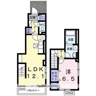 セイバリーⅠ【1階】の間取り