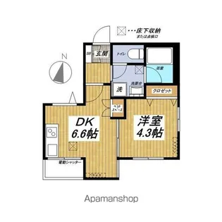 ALEX GARDEN平和台【1階】の間取り