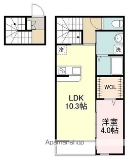 プランドール【2階】の間取り