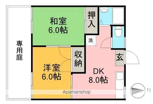 コーポキラ【1階】の間取り