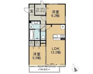 D−ROOM PLUS(ディールームプラス)【3階】の間取り
