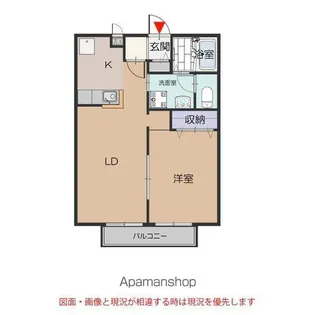 サンガーデン柏原【113号室号室】の間取り