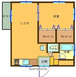 ファミールM【403号室】の間取り