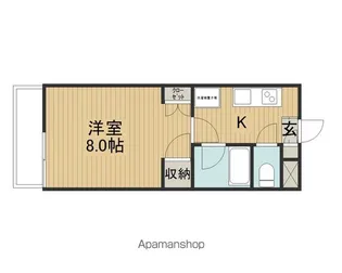FLATS MARUICHI【202号室】の間取り