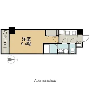 アヴェリエ栄三丁目【5階】の間取り