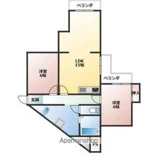 恵善マンション【3階】の間取り