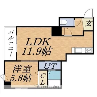 スカイパレス北1条【6階】の間取り