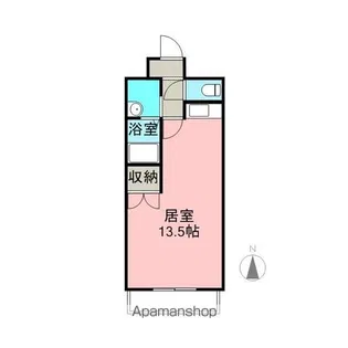 キャッスルマンション【5階】の間取り