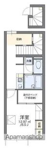 レオパレスHANA【205号室】の間取り