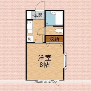 ロッジガーデン木立【1階】の間取り