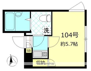 プリムローズ大森【1階】の間取り