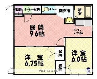 ステイエクセリア東光【105号室】の間取り