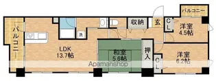 ナイスアーバン浜松中央【3階】の間取り