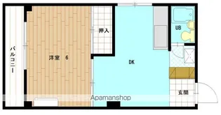 PALビル【402号室号室】の間取り
