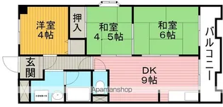パークサイド柴原【2階】の間取り