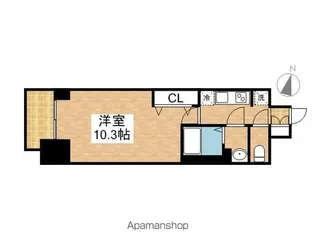 プレサンス丸の内リラティ【9階】の間取り