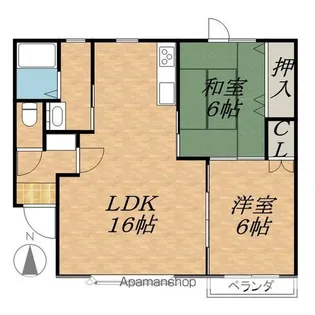 アーバンテラス【2階】の間取り