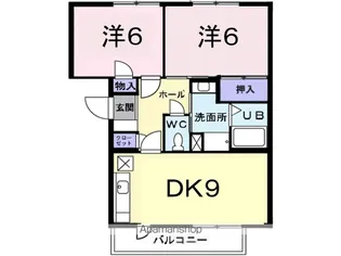 プレンティナカヤマ【3階】の間取り