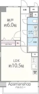 ベロ クオーレ三国【3階】の間取り