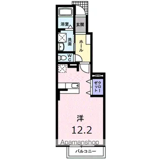 ラミアカーメラ ウーノ【1階】の間取り