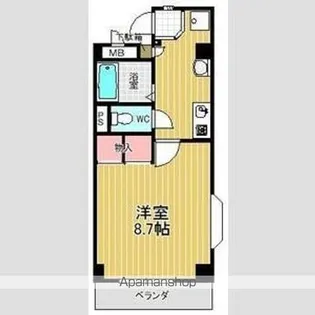 クオーレ前山【3階】の間取り