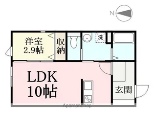 エミネンスコート【102号室】の間取り