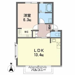 アトレ堀川A【102号室】の間取り