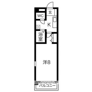 フェイバリットマンション弐番館【3階】の間取り