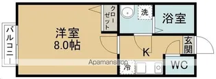 ソルテ八木山本町【105号室】の間取り