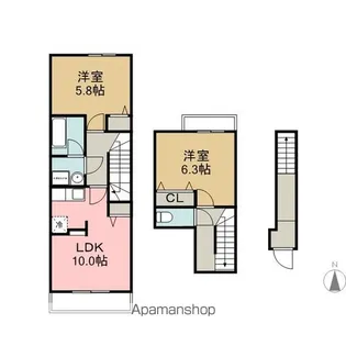 ルミナスA【2階】の間取り