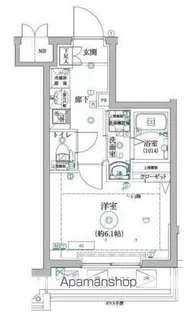 ベルシード横濱ウエストⅣ【1階】の間取り