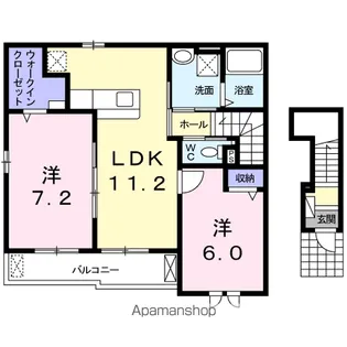 アルモニー【2階】の間取り