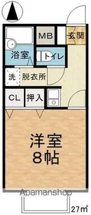 ハイムサンライズA【202号室】の間取り