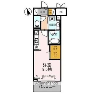 Dーレジデンス椿・幸町【4階】の間取り
