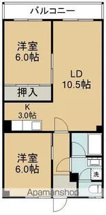 ヒルズハイツ【303号室】の間取り