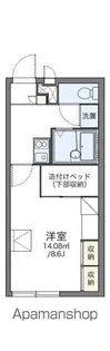 レオパレスM&M【2階】の間取り