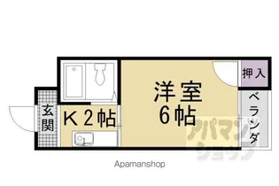 山ノ内大町マンション【207号室】の間取り
