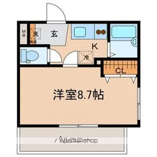 グランドハイツ21【605号室号室】の間取り