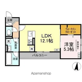 セステナリー開成【302号室】の間取り